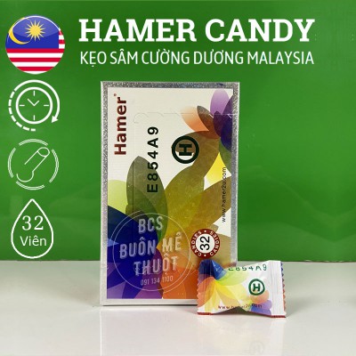 Kẹo sâm Hamer E854A9 giúp hỗ trợ cương dương kéo dài thời gian sinh lý Nam