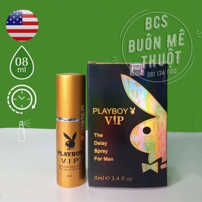 Thuốc xịt kéo dài thời gian quan hệ Playboy VIP của Mỹ chai 10 ml tại Buôn Ma Thuột Đắk Lắk