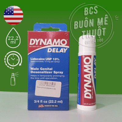 Thuốc xịt kéo dài thời gian quan hệ Dynamo Delay của Mỹ dung tích 22.2ml tại Buôn Ma Thuột Đắk Lắk