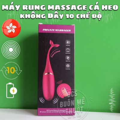 Máy rung massage không dây cá heo 10 chế độ tại Buôn Ma Thuột (BMT) - Đắk Lắk