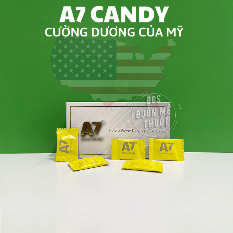 05 viên kẹo Sâm  A7 - Alpha Seven Candy tại Buôn Ma Thuột - Đắk Lắk