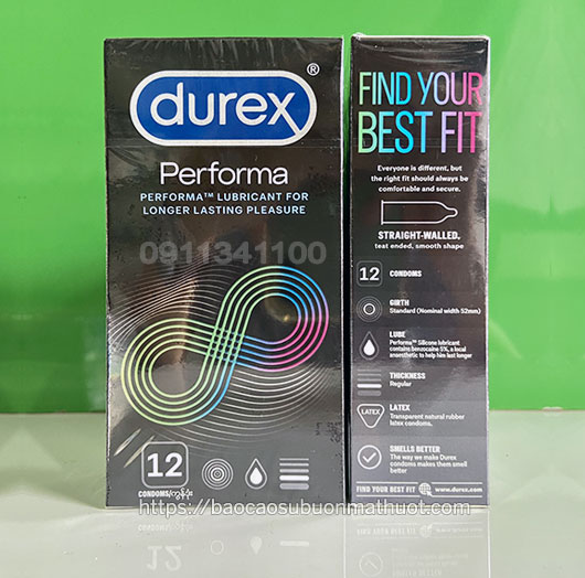 Durex Performa 12 cái kéo dài thời gian