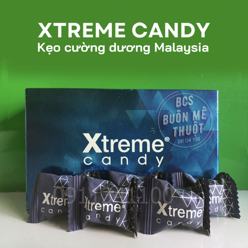 Xtreme Candy - Kẹo sâm tăng cường sinh lý nam của Malaysia hộp 30 viên