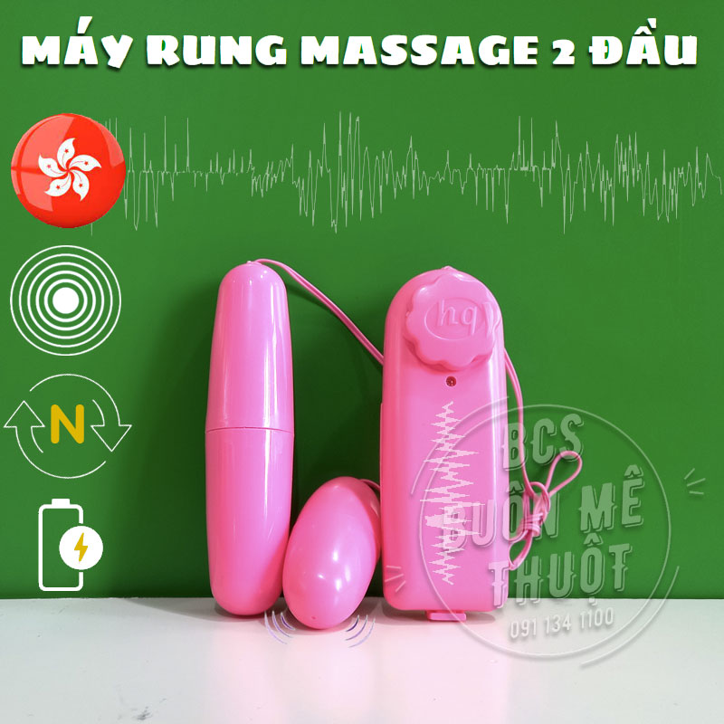 Máy rung masage đa chế độ 2 đầu tại Bao cao su Buôn Ma Thuột - Đắk Lắk