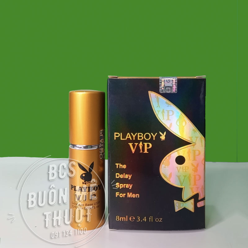 Thuốc xịt kéo dài thời gian quan hệ Playboy VIP của Mỹ chai 8ml
