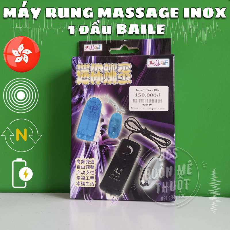 Máy rung massage inox 1 đầu rung đa chế độ tại Buôn Ma Thuột (BMT) - Đắk Lắk